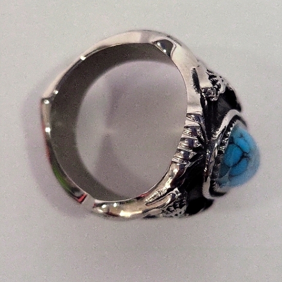 1083- Eagle Statement Handmade Men's Ring Size 9 1/2 NWT - Picture 5 of 10